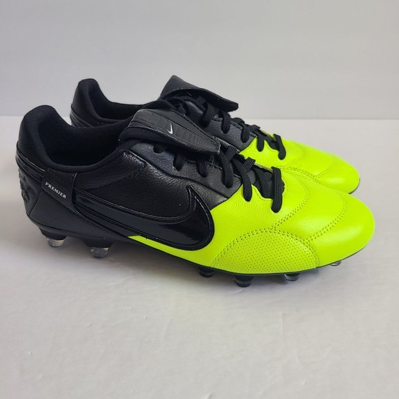 NEW Nike Premier 3 FG Soccer Cleats AT5889-009 Size 6 Black Green main image 5